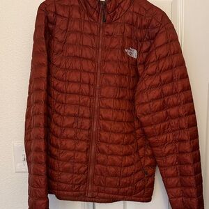 The North Face Brick Red Quilted Jacket